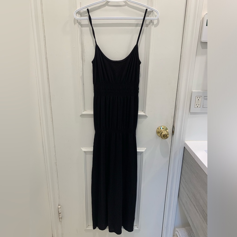 Brock Collection Black Cotton/Silk Maxi Dress Size S